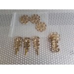 Месингови двойни дръжки за шкаф,гардероб или кухня - 2485