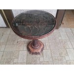 Малка кръгла маса от алабастър - 2567
