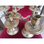 Месингови свещници петица - 2568