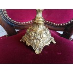 Страхотен месингов свещник петица - 2574