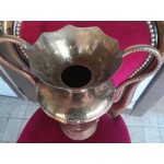 Голяма месингова ваза декорирана с мед - 2580