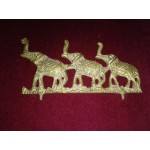 Месингова декорация със слонове - 2592