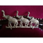 Месингова декорация със слонове - 2592