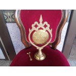 Месингов гонг камбана с чукче от Тунис - 2618