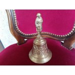 Френска месингова ръчна камбана - 2804
