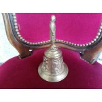 Френска месингова ръчна камбана - 2804