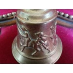 Френска месингова ръчна камбана - 2804