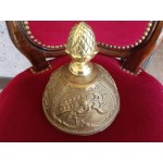 Голяма медна камбана от Франция с месингова шапка - 2849
