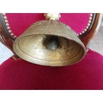 Голяма медна камбана от Франция с месингова шапка - 2849