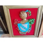 Сет Испански фамилни 3D гербове в рамка - 2890