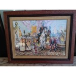 Картина от рисувани плочки - 2892