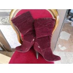 Нови велурени ботуши дамски от Турция - 2953