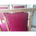 Масивни и резбовани столове от бук Италия - 2086