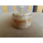 Кутийка от кафяв мрамор - 2182