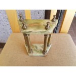 Декорация от зелен мрамор и месинг - 2225
