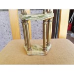 Декорация от зелен мрамор и месинг - 2225