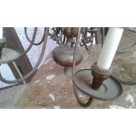Голям месингов полилей от Испания с осем крушки - 3229