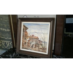 Картина от Испания върху теракота - 3261