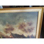Огромна аторска картина масло от Испания - 3330