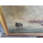 Огромна аторска картина масло от Испания - 3330