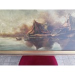 Огромна аторска картина масло от Испания - 3330