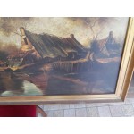 Огромна аторска картина масло от Испания - 3330