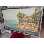 Стара голяма картина върху фазер - 3345