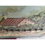 Стара голяма картина върху фазер - 3345