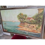 Стара голяма картина върху фазер - 3345
