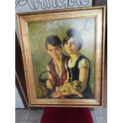 Авторска картина от Испания масло върху фазер - 3346 - KA30