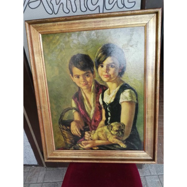 Авторска картина от Испания масло върху фазер - 3346 - KA30