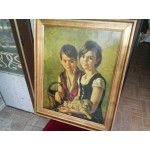 Авторска картина от Испания масло върху фазер - 3346 - KA30