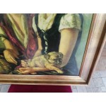 Авторска картина от Испания масло върху фазер - 3346 - KA30