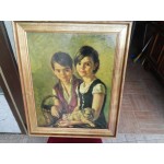 Авторска картина от Испания масло върху фазер - 3346 - KA30