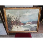 Стара маслена картина от Испания - 3352