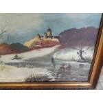 Стара маслена картина от Испания - 3352