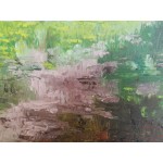 Много красива картина масло в още по красива  двойна рисувана рамка - 3357