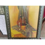 Много красива маслена картина от Испания в още по красива рамка - 3466