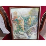 Картина масло върху платно от Испания - 3497