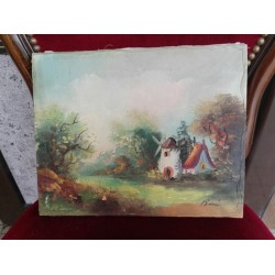 Картина масло върху платно от Испания без рамка - 3499