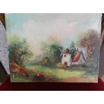 Картина масло върху платно от Испания без рамка - 3499
