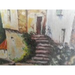 Картина масло върху фазер от Испания - 3524