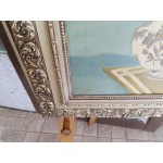Картина масло върху платно от Испания с отлична рамка - 3535