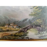 Малка картина масло на платно от Испания - 3550