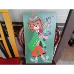 Картина масло върху фазер от Испания - 3551