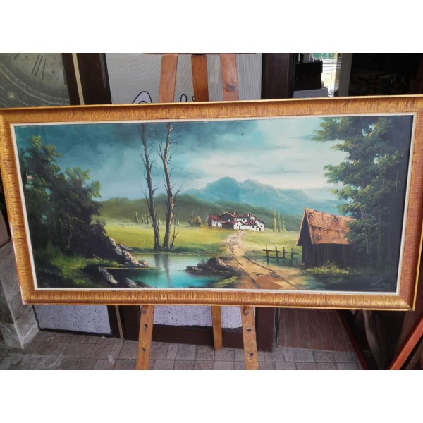 Голяма картина масло на платно от Испания - 3566