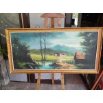 Голяма картина масло на платно от Испания - 3566