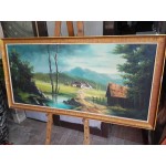 Голяма картина масло на платно от Испания - 3566