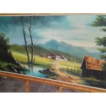 Голяма картина масло на платно от Испания - 3566