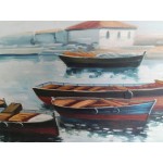 Средна картина масло върху платно от Испания - 3570